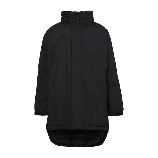 ニューバランスnewblanceブラックアウトパデッドコートAMJ55257サッカーフットサル中綿撥水フード付き