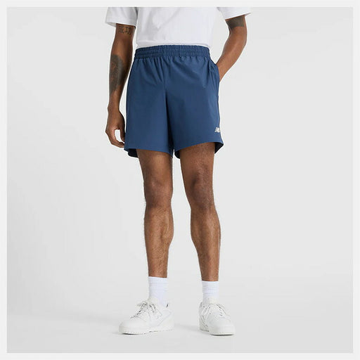 ニューバランスNewBalanceメンズハーフパンツワンポイントウーブンランニングスポーツウェアAMS51206-NNY