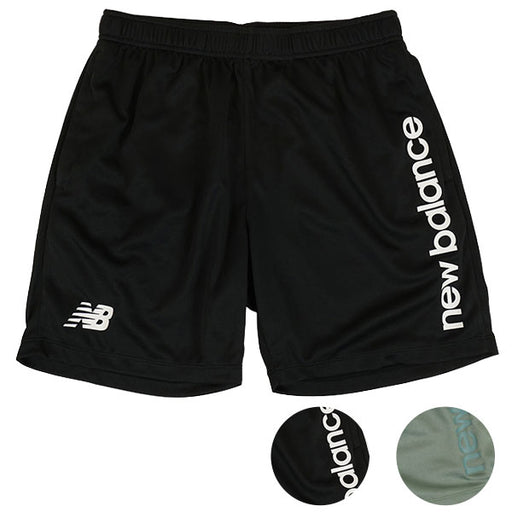 【ネコポス送料無料】ニューバランスNewBalanceBlackOutFun&PlayEditionニットショーツAMS55201-BKサッカーフットサルプラパン練習着メンズ