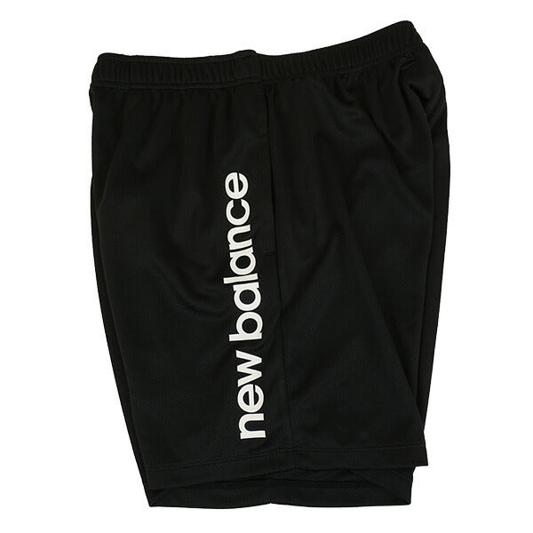 【ショップ限定エントリーでさらに+9倍】【ネコポス送料無料】ニューバランスNewBalanceBlackOutFun&PlayEditionニットショーツAMS55201-BKサッカーフットサルプラパン練習着メンズ