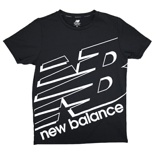 【ショップ限定エントリーでさらに+9倍】【ネコポス送料無料】ニューバランスTenacityビッグロゴショートスリーブTシャツメンズ半袖プラクティスシャツプラシャツ速乾性トレーニングAMT31078