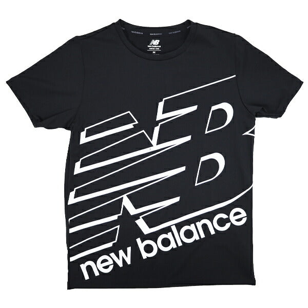 【ショップ限定エントリーでさらに+9倍】【ネコポス送料無料】ニューバランスTenacityビッグロゴショートスリーブTシャツメンズ半袖プラクティスシャツプラシャツ速乾性トレーニングAMT31078