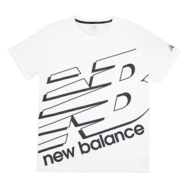 【ショップ限定エントリーでさらに+9倍】【ネコポス送料無料】ニューバランスTenacityビッグロゴショートスリーブTシャツメンズ半袖プラクティスシャツプラシャツ速乾性トレーニングAMT31078