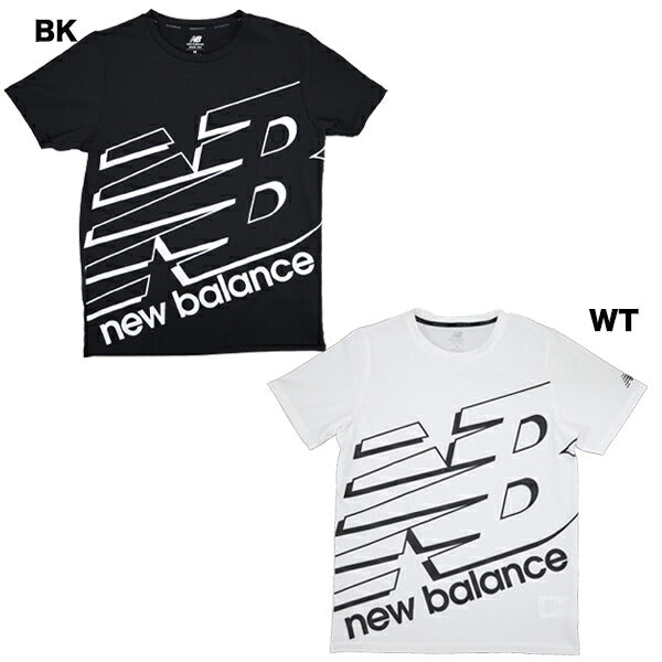 【ショップ限定エントリーでさらに+9倍】【ネコポス送料無料】ニューバランスTenacityビッグロゴショートスリーブTシャツメンズ半袖プラクティスシャツプラシャツ速乾性トレーニングAMT31078