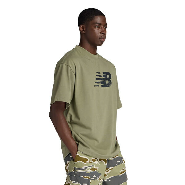 【ネコポス対応可】ニューバランスNewbalanceメンズ半袖TシャツスポーツウェアAMT53171-DIO