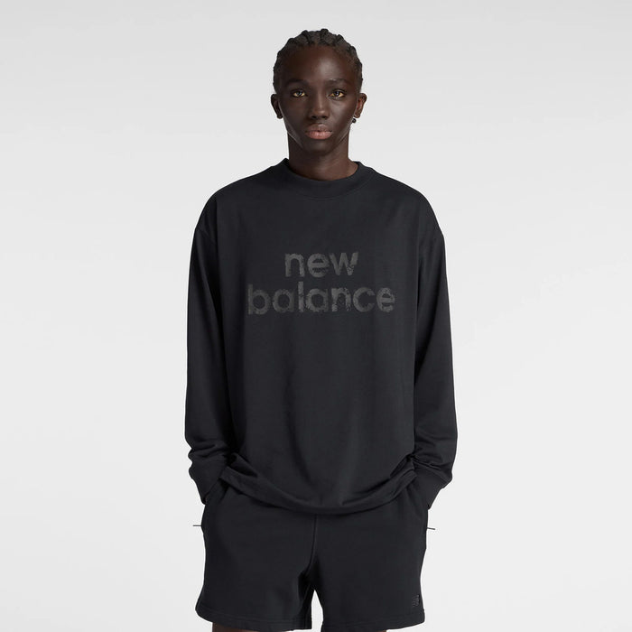 【ショップ限定エントリーでさらに+9倍】NEWBALANCEニューバランスメンズロングスリーブTシャツ長袖PERFORMANCETRAININGAMT53172-BK