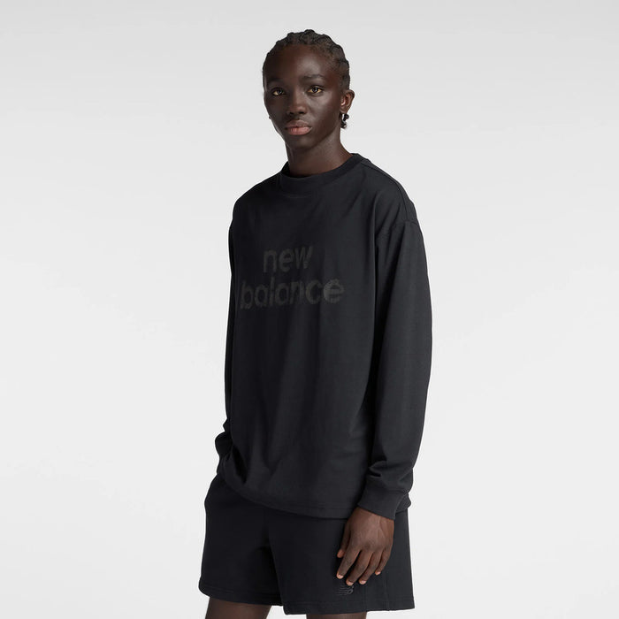 【ショップ限定エントリーでさらに+9倍】NEWBALANCEニューバランスメンズロングスリーブTシャツ長袖PERFORMANCETRAININGAMT53172-BK