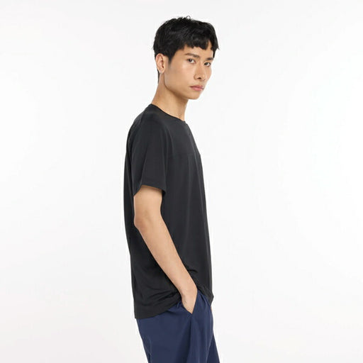 【ネコポス対応可】ニューバランスNewBalanceカラーブロックTシャツメンズ半袖シャツAMT53400-BK