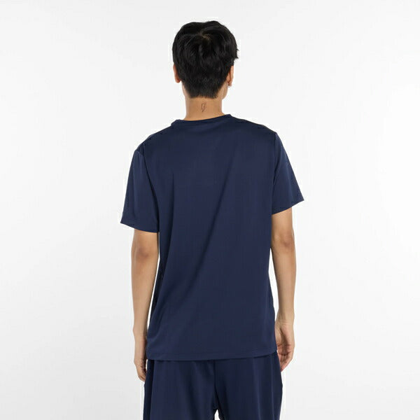 【ネコポス対応可】ニューバランスNewBalanceカラーブロックTシャツメンズ半袖シャツAMT53400-TNV