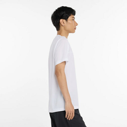 【ネコポス対応可】ニューバランスNewBalanceカラーブロックTシャツメンズ半袖シャツAMT53400-WT