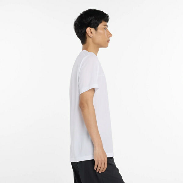 【ネコポス対応可】ニューバランスNewBalanceカラーブロックTシャツメンズ半袖シャツAMT53400-WT