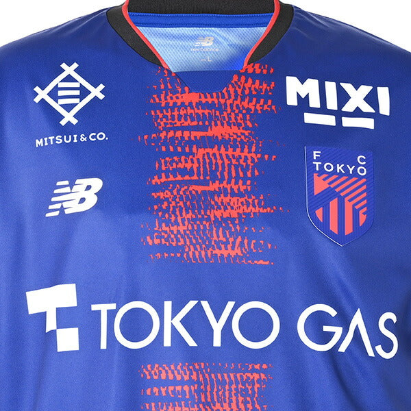 FC東京FCTOKYO2025レプリカホームユニフォームAMT55235HMEサッカーブルー半袖ニューバランスNewBalance
