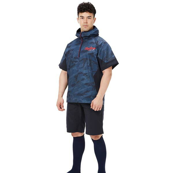 【ショップ限定エントリーでさらに+9倍】ローリングスRawlingsストレッチウーブンハーフパンツAOP13S01