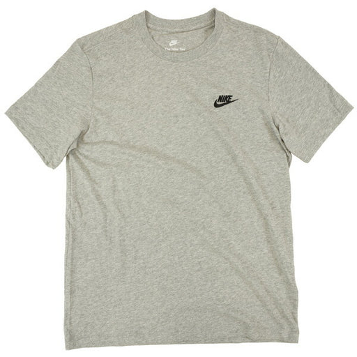 【ショップ限定エントリーでさらに+9倍】【ネコポス送料無料】ナイキNIKEスポーツウェアクラブTシャツAR4999-064サッカーフットサルカジュアル半袖ワンポイントダークグレーヘザー