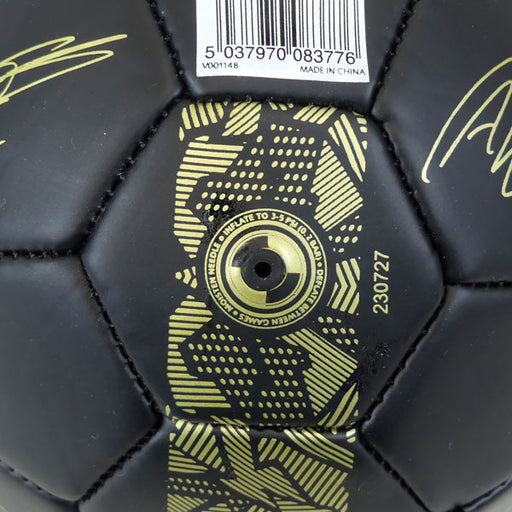 【ショップ限定エントリーでさらに+9倍】アーセナルオフィシャル1号球選手サイン入りブラックARS_SKIL_SIGN_GLD_PHサッカーイングランドサポーターグッズミニボールブラック