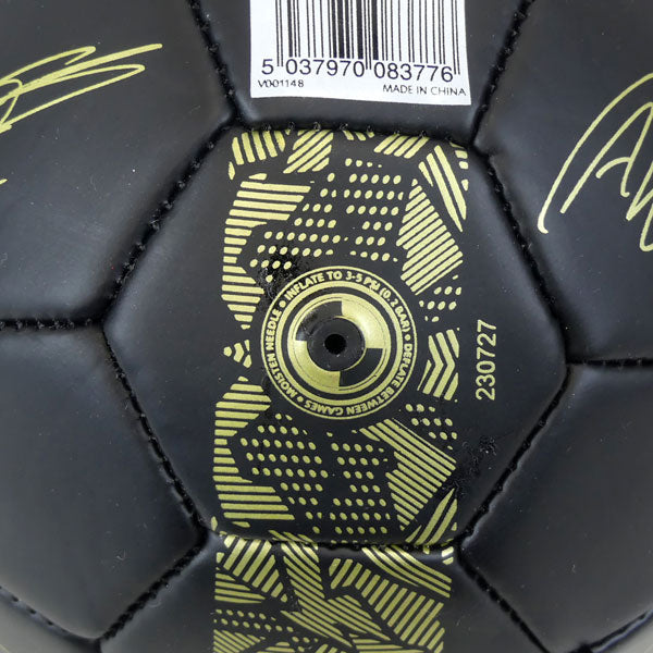 【ショップ限定エントリーでさらに+9倍】アーセナルオフィシャル1号球選手サイン入りブラックARS_SKIL_SIGN_GLD_PHサッカーイングランドサポーターグッズミニボールブラック