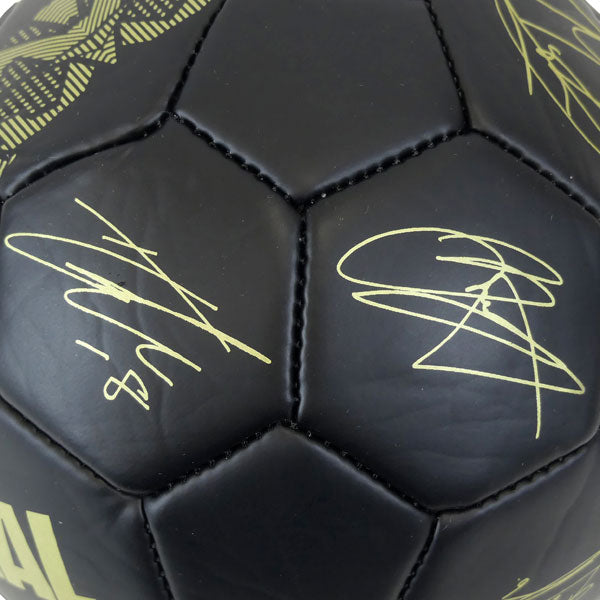 【ショップ限定エントリーでさらに+9倍】アーセナルオフィシャル1号球選手サイン入りブラックARS_SKIL_SIGN_GLD_PHサッカーイングランドサポーターグッズミニボールブラック