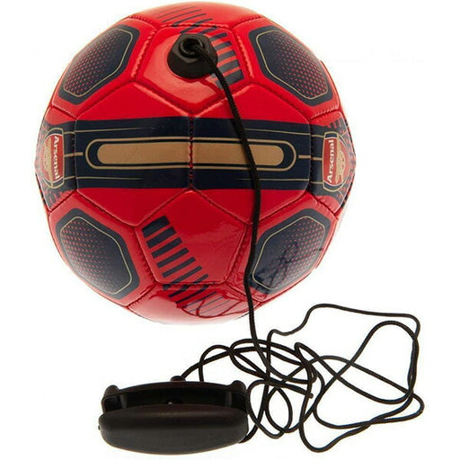 【ショップ限定エントリーでさらに+9倍】アーセナルオフィシャルSize2スキルズトレーナーボールARS_SKILLS_TRAINERサッカーサポーターグッズ紐付き練習用2号球ブラックレッド