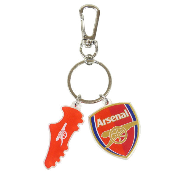 【ネコポス対応可】アーセナルオフィシャルアクリルキーホルダーシューズARS54630サッカープレミアリーグサポーターグッズ