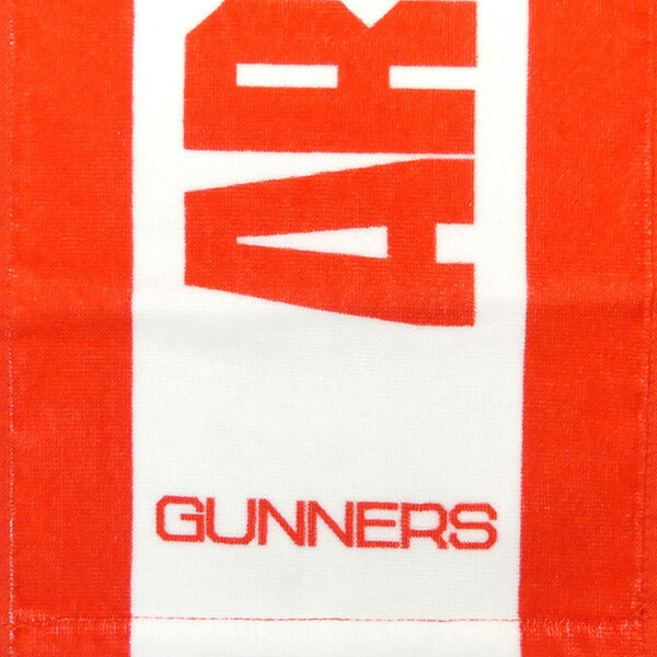 アーセナルオフィシャルARSタオルマフラーARS54652サッカー109×20cmサポーターグッズレッドホワイト