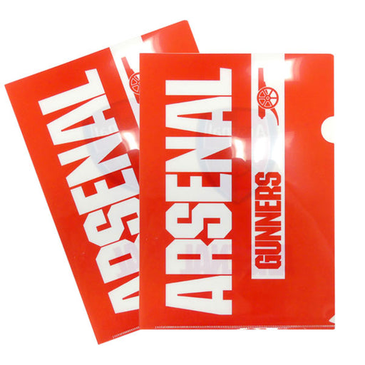 【ショップ限定エントリーでさらに+9倍】【ネコポス対応可】アーセナルFCオフィシャルクリアファイル2枚組ARS54890サッカープレミアリーグサポーターグッズ文房具