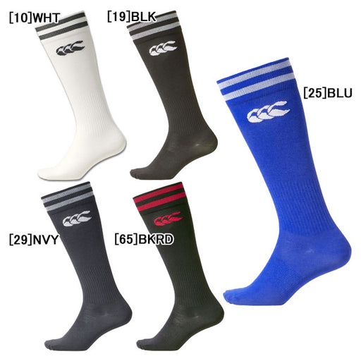 【ショップ限定エントリーでさらに+9倍】【ネコポス選択可】カンタベリーcanterburyラグビーライン入りソックスAS040542ラインラグビーストッキング