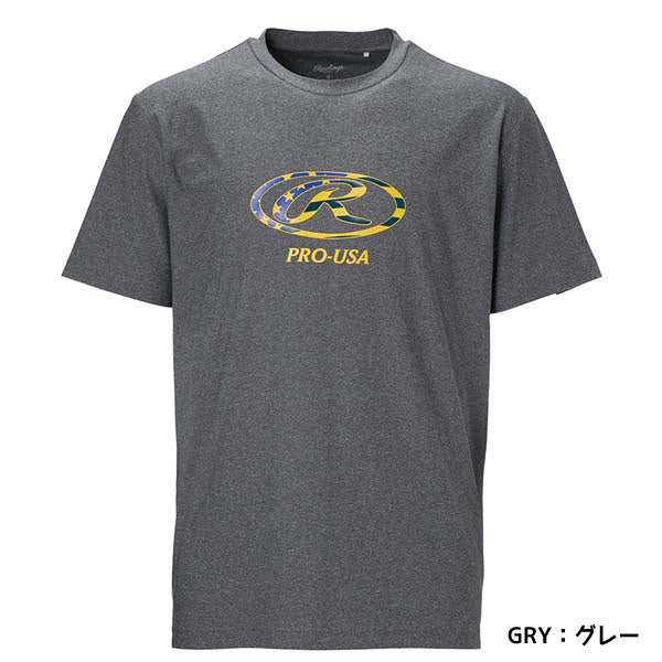 【ネコポス送料無料】ローリングスRawlings＜超伸＞オーバルR半袖TシャツAST13F04プラシャツ