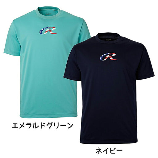 【ネコポス対応可】ローリングスRAWLINGS野球メンズロゴプリントTシャツ半袖AST16S04AST16S04