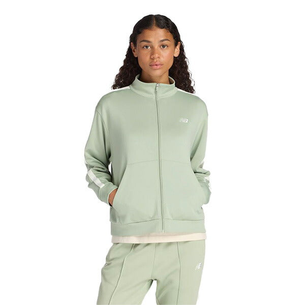 NEWBALANCEニューバランスレディースニットトラックジャケットジャージ長袖AWJ51505-GAS