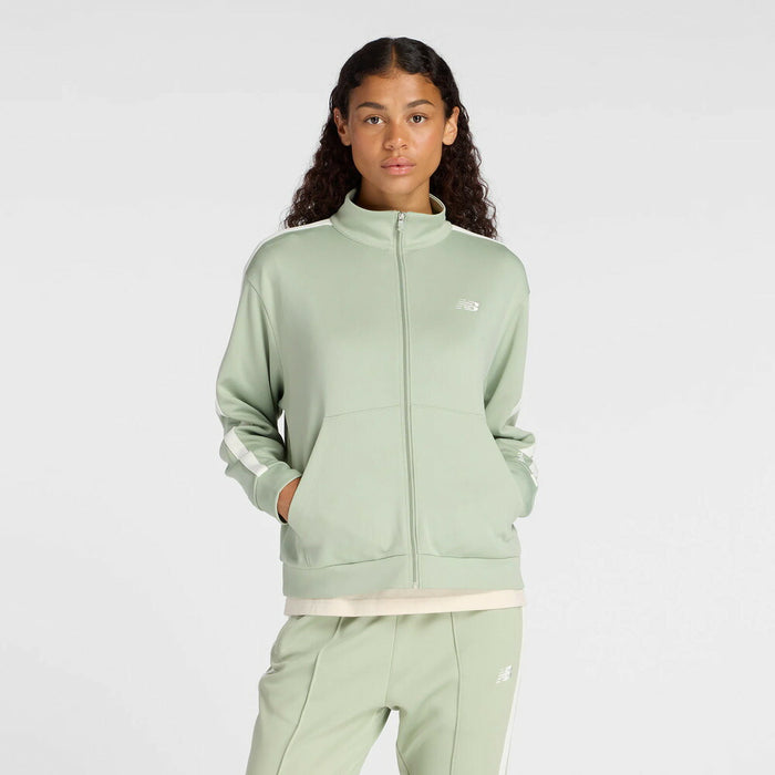 NEWBALANCEニューバランスレディースニットトラックジャケットジャージ長袖AWJ51505-GAS