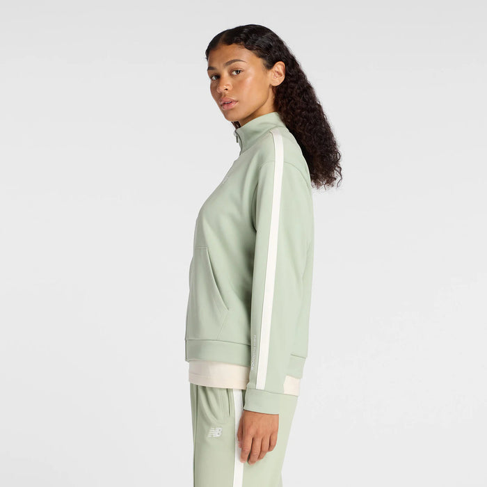 NEWBALANCEニューバランスレディースニットトラックジャケットジャージ長袖AWJ51505-GAS