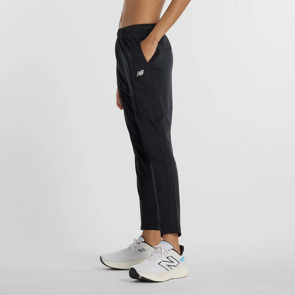 ニューバランスNewbalanceレディーストレーニングウェアジャージニットパンツAWP51106-BK