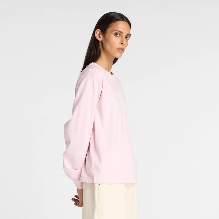 【ショップ限定エントリーでさらに+9倍】NEWBALANCEニューバランスレディースリラックスロングスリーブTシャツ長袖AWT53171-RSG