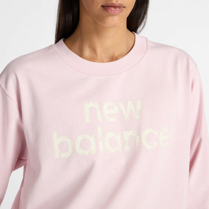 【ショップ限定エントリーでさらに+9倍】NEWBALANCEニューバランスレディースリラックスロングスリーブTシャツ長袖AWT53171-RSG