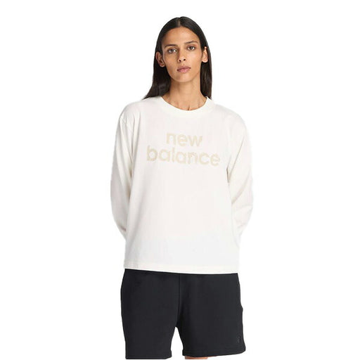 【ショップ限定エントリーでさらに+9倍】NEWBALANCEニューバランスレディースリラックスロングスリーブTシャツ長袖AWT53171-SST