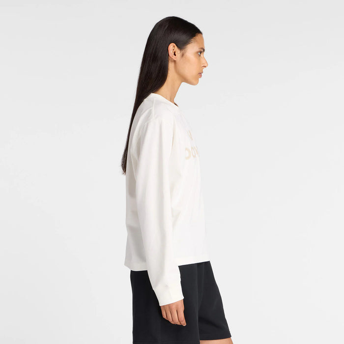 【ショップ限定エントリーでさらに+9倍】NEWBALANCEニューバランスレディースリラックスロングスリーブTシャツ長袖AWT53171-SST