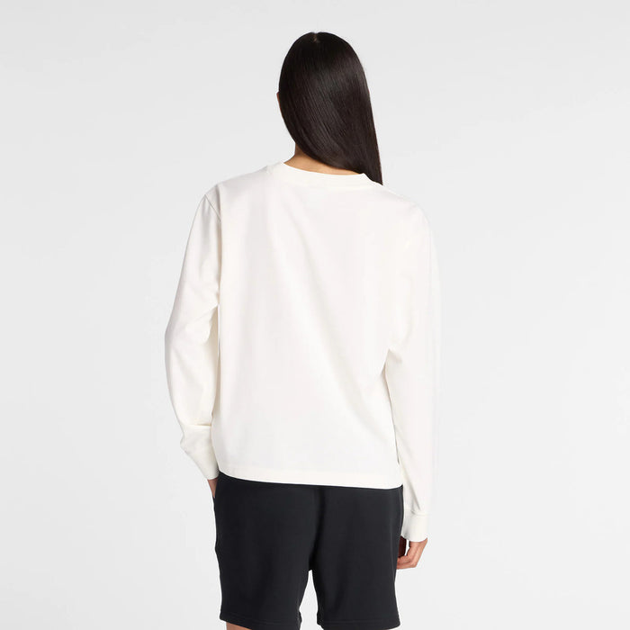 【ショップ限定エントリーでさらに+9倍】NEWBALANCEニューバランスレディースリラックスロングスリーブTシャツ長袖AWT53171-SST