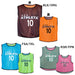 【ショップ限定エントリーでさらに+9倍】アスレタATHLETAリバーシブルビブス10枚セット背番号付きB-007サッカーフットサルチーム用品
