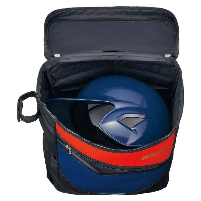 ZETTゼット野球ジュニア少年用デイパックバックパック試合練習トレーニングバット収納可能BA1523H