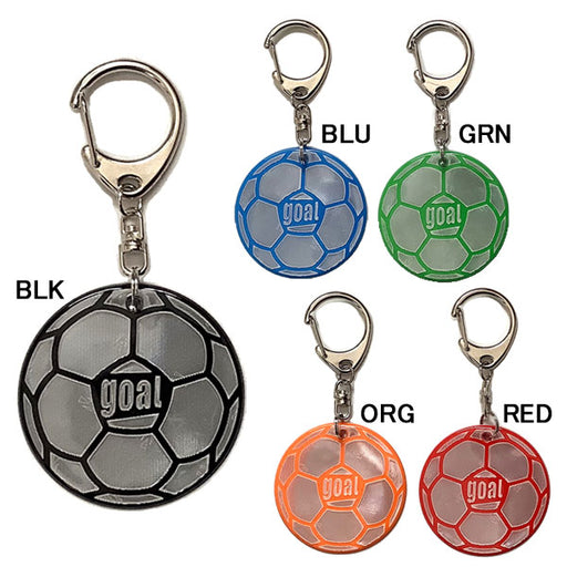 【ショップ限定エントリーでさらに+9倍】【ネコポス対応可】BALLERボーラーリフレクターキーホルダーサッカーボールデザイン高機能反射素材