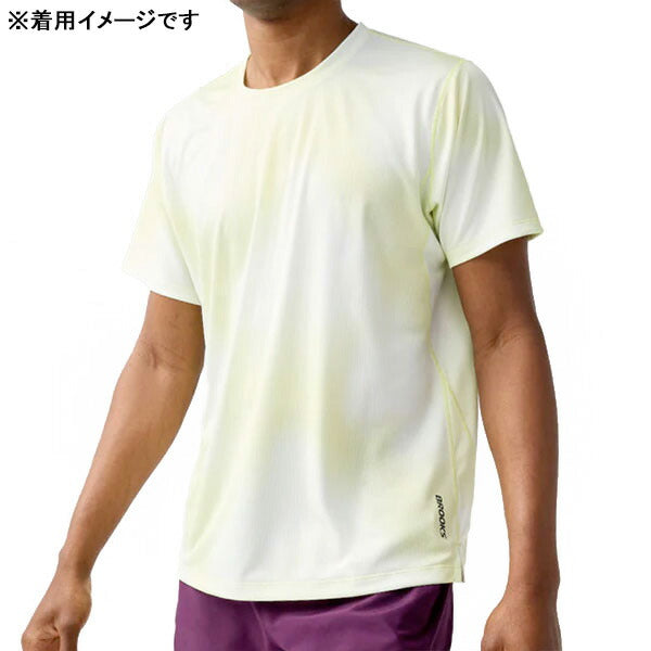 ブルックスBROOKSDashShortSleevePrintedBAM5870ランニング陸上ランニングシャツ半袖メンズ