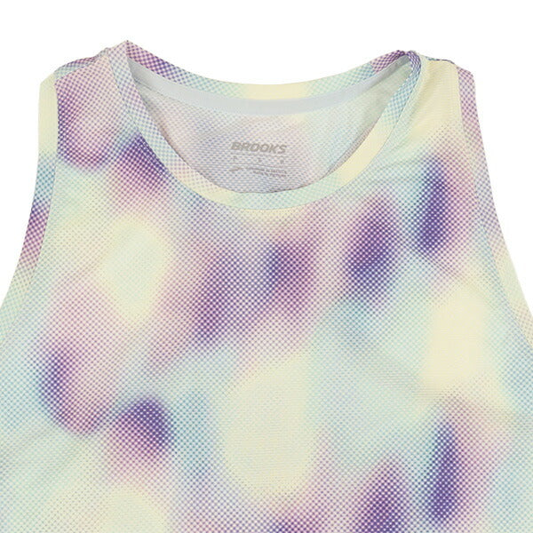 ブルックスBROOKSDashTankPrintedBAW7600ランニング陸上ランニングシャツノースリーブレディース