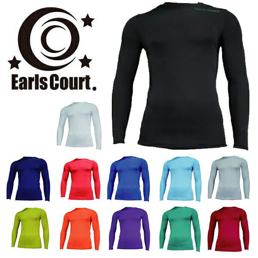 【ショップ限定エントリーでさらに+9倍】【ネコポス送料無料】アールズコートクルーネックロングインナーシャツ野球アンダーシャツ練習用試合用EC-03