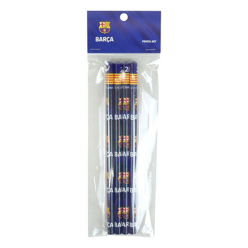 【ネコポス対応可】FCバルセロナ鉛筆4本セットBCN88053サッカーラ・リーガサポーターグッズ文房具