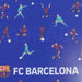 【ネコポス対応可】FCバルセロナエンブレムクリアファイル2枚セットBCN88055サッカーラ・リーガサポーターグッズ