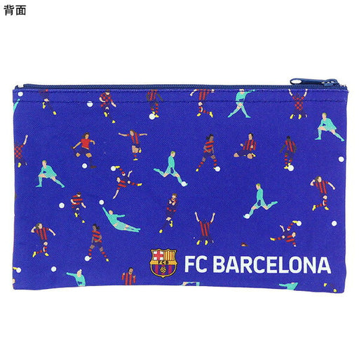 【ネコポス対応可】バルセロナオフィシャルFCBフラットポーチBCN88063サッカーサポーターグッズ小物入れ
