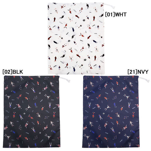 【ネコポス対応可】スパッツィオSPAZIOレジェンド総柄シューズケース2BG0127サッカーフットサルシューズ袋