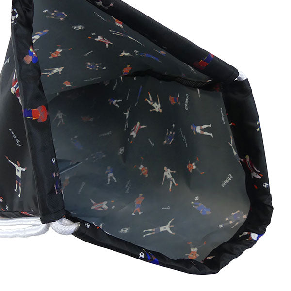 【ネコポス対応可】スパッツィオSPAZIOレジェンド総柄ナップサック2BG0128サッカーフットサルジムサックマルチバッグ