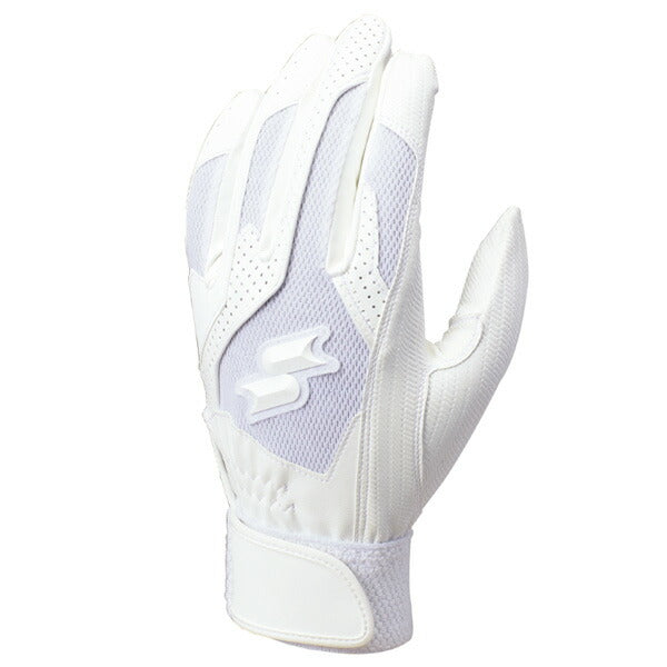 【ショップ限定エントリーでさらに+9倍】【ネコポス送料無料】エスエスケイSSKバッティンググローブBG3004W両手用野球バッティング用手袋