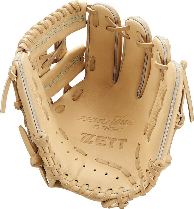 【ショップ限定エントリーでさらに+9倍】ZETTゼット野球少年軟式グラブグローブゼロワンステージシリーズ二塁手遊撃手用BJGB71500S
